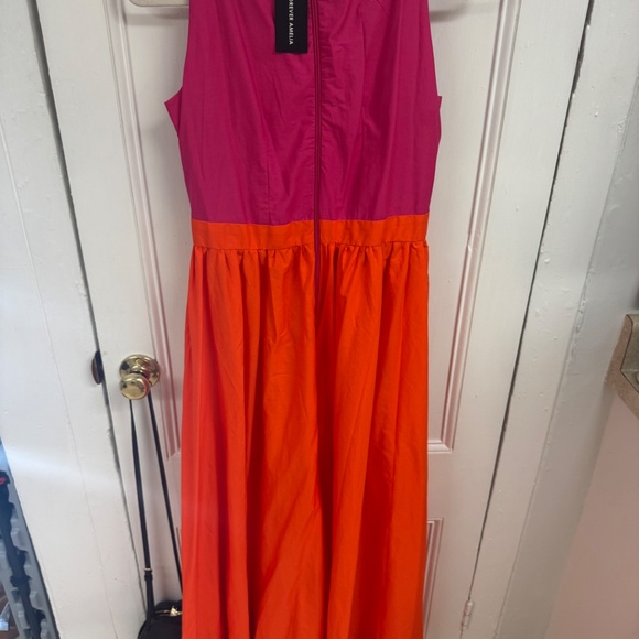 NWT Forever Amelia Remi Maxi Pink & Orange Size UK14/US10 - Picture 8 of 8